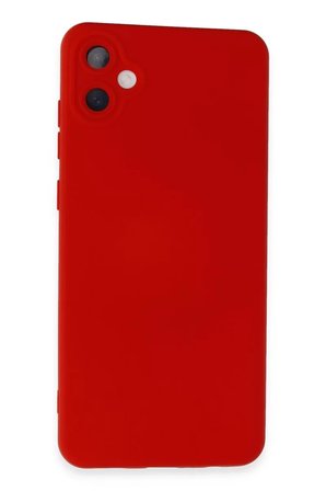 Newface Samsung Galaxy A05 Kılıf Nano içi Kadife Silikon - Kırmızı