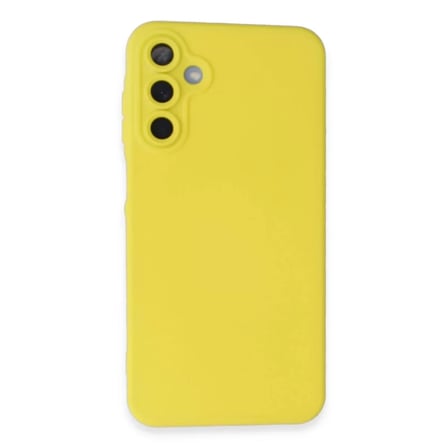 Newface Samsung Galaxy A05S Kılıf Nano içi Kadife Silikon - Sarı