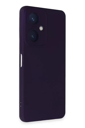 Newface Vivo Y27 Kılıf Nano içi Kadife Silikon - Mor