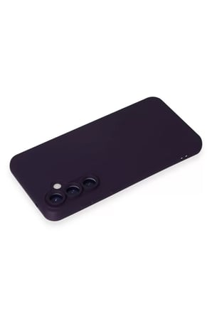 Newface Samsung Galaxy S24 Kılıf Nano içi Kadife Silikon - Mor