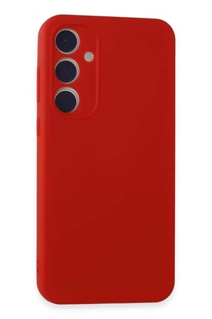 Newface Samsung Galaxy A15 4G Kılıf First Silikon - Kırmızı