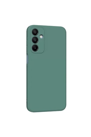 Newface Samsung Galaxy A25 5G Kılıf First Silikon - Koyu Yeşil