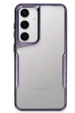 Newface Samsung Galaxy S24 Kılıf Boyi Silikon Kapak - Derin Mor