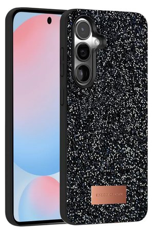 Onegif Samsung Galaxy S24 Bright Simli Kapak - Siyah
