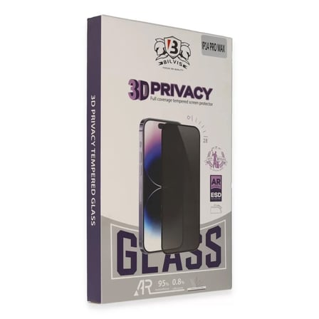 Newface Apple iPhone 13 Pro Max Bilvis 3D Hayalet Cam Ekran Koruyucu