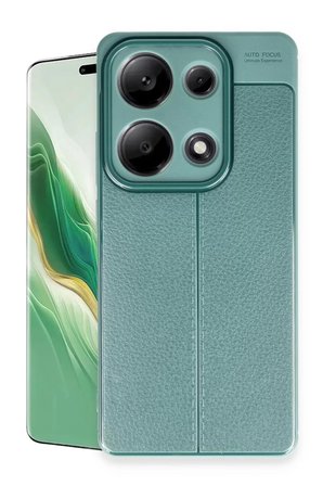 Newface Xiaomi Redmi Note 13 Pro 4G Kılıf Auto Focus Kapak - Koyu Yeşil