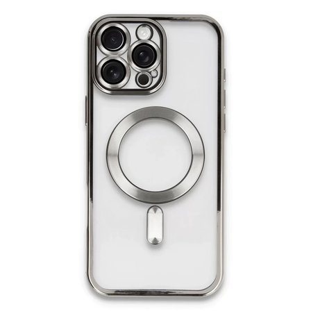 Newface Apple iPhone 16 Pro Kılıf Kross Magneticsafe Kapak - Titan Gri