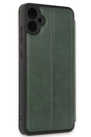 Newface Samsung Galaxy A05 Kılıf Flip Cover - Koyu Yeşil