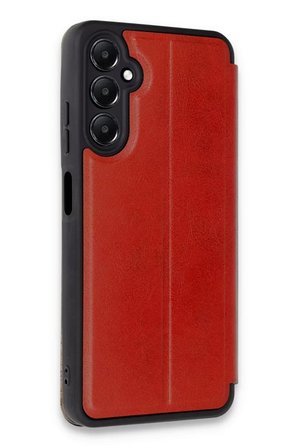 Newface Samsung Galaxy A05S Kılıf Flip Cover - Kırmızı