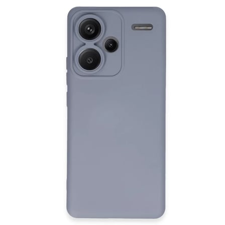 Newface Xiaomi Redmi Note 13 Pro Plus Kılıf Nano içi Kadife Silikon - Gri