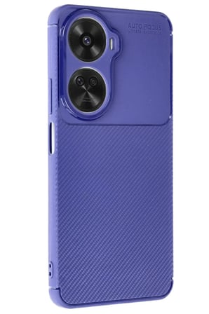 Newface Huawei Nova 12 SE Kılıf Auto Focus Karbon Kapak - Lacivert