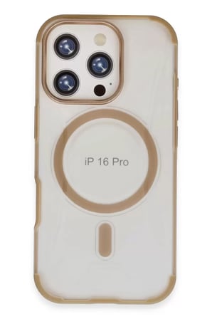 Joko Apple iPhone 16 Pro Max Hilton Magsafe Kapak - Gold