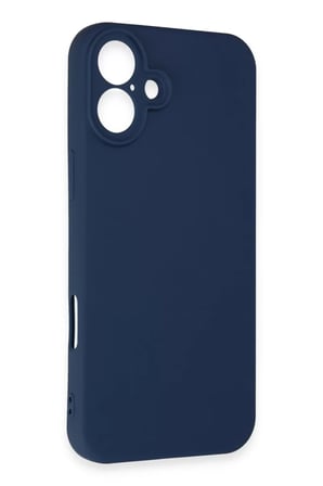 Newface Apple iPhone 16 Kılıf First Silikon - Lacivert
