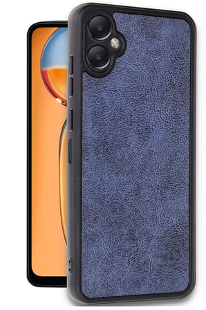 Newface Samsung Galaxy A06 Kılıf Aras Deri Kapak - Lacivert
