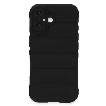 Newface Apple iPhone 16 Kılıf Optimum Silikon - Siyah