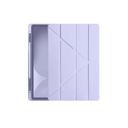 Newface Apple iPad Pro 11 (2024) Kılıf Kalemlikli Hugo Tablet Kılıfı - Lila