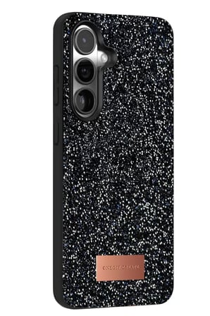 Onegif Samsung Galaxy S24 FE Bright Simli Kapak - Siyah