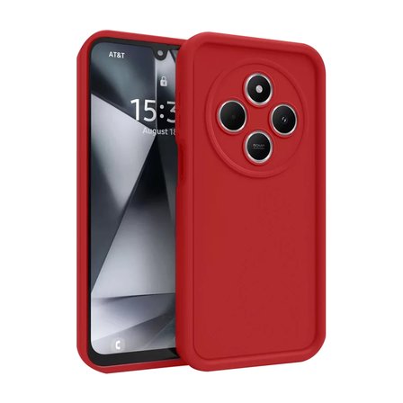 Newface Xiaomi Redmi 14C Kılıf Viera Silikon - Kırmızı