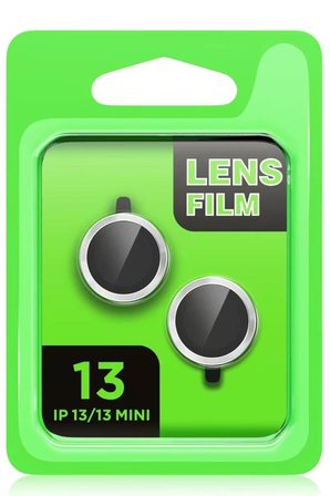Newface Apple iPhone 13 Mini Raze Metal Kamera Lens - Mavi
