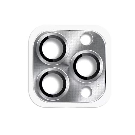 Newface Apple iPhone 16 Pro Max Pers Alüminyum Kamera Lens - Gri