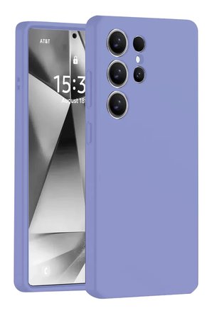 Newface Samsung Galaxy S25 Ultra Kılıf Nano içi Kadife Silikon - Lila