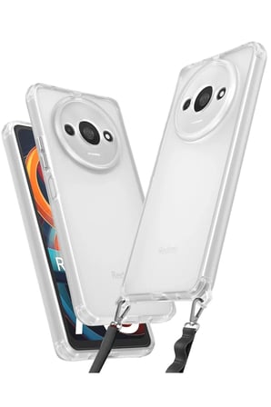 Newface Xiaomi Redmi A3 4G Kılıf Penta Silikon Kılıf - Şeffaf