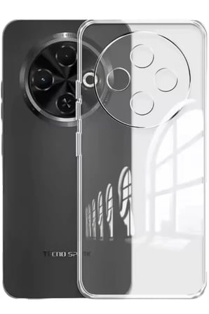 Newface Tecno Spark 30C Kılıf Lüx Şeffaf Silikon