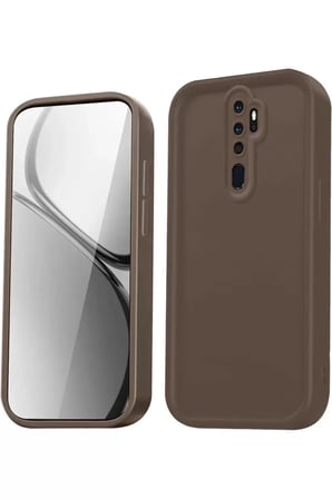 Newface Xiaomi Redmi Note 8 Pro Kılıf Viera Silikon - Kahverengi