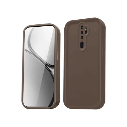 Newface Xiaomi Redmi Note 8 Pro Kılıf Viera Silikon - Kahverengi