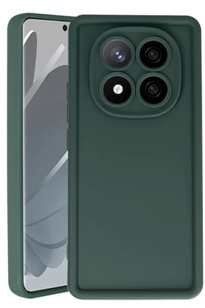 Newface Xiaomi Redmi Note 14 Pro 4G Kılıf Viera Silikon - Koyu Yeşil