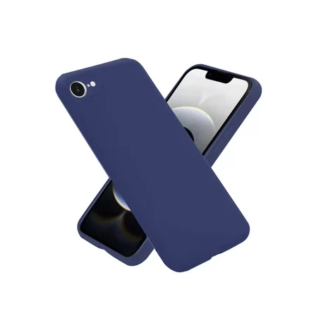 Newface Apple iPhone 16E Kılıf First Silikon - Lacivert