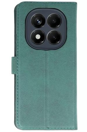 Newface Xiaomi Redmi Note 14 4G Kılıf Trend S Plus Kapaklı Kılıf - Yeşil