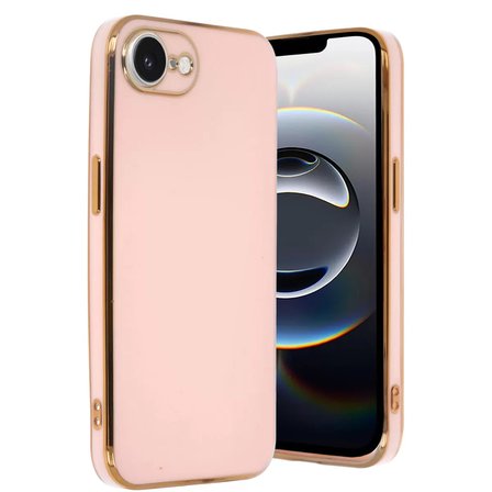 Newface Apple iPhone 16E Kılıf Volet Silikon - Pembe