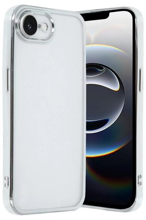 Newface Apple iPhone 16E Kılıf Razer Lensli Silikon - Gümüş
