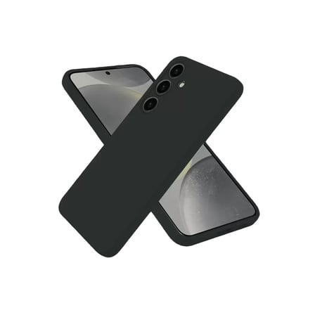 Newface Samsung Galaxy S25 Kılıf Nano içi Kadife Silikon - Siyah