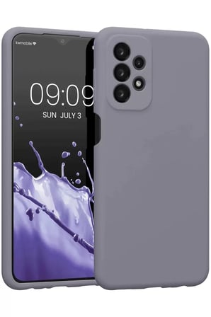 Newface Samsung Galaxy A23 4G Kılıf First Silikon - Gri