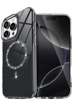 Newface Apple iPhone 16 Pro Live Diamond Magsafe Kapak - Siyah