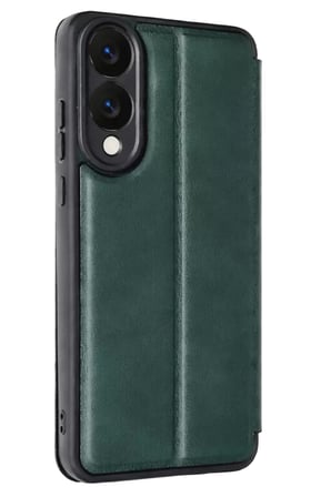 Newface Samsung Galaxy S25 Edge Flip Cover - Koyu Yeşil