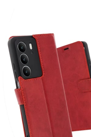 Newface Realme C75 4G Trend S Plus Kapaklı Kılıf - Kırmızı