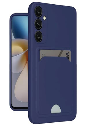 Newface Samsung Galaxy S24 Plus Kelvin Kartvizitli Silikon - Lacivert
