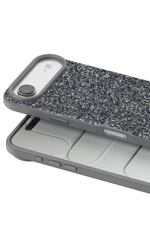 Onegif Apple iPhone 17 Air Bright Simli Kapak - Gümüş