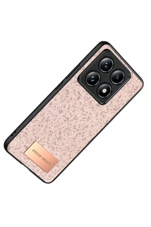 Onegif Xiaomi Mi 14T Pro Bright Simli Kapak - Pembe