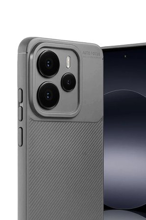 Newface Xiaomi Note 14 5G Auto Focus Karbon Kapak - Gri