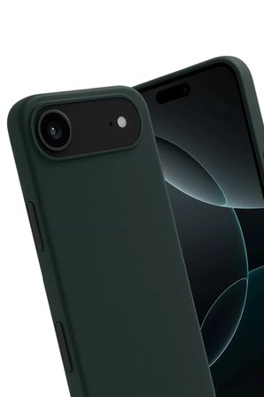 Newface Apple iPhone 17 Air First Silikon - Koyu Yeşil