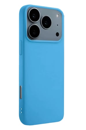 Newface Apple iPhone 17 Pro Max Nano içi Kadife Silikon - Mavi