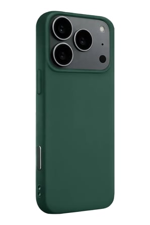 Newface Apple iPhone 17 Pro Max Nano içi Kadife Silikon - Koyu Yeşil