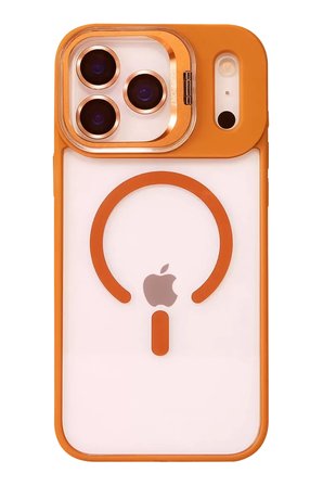 Joko Apple iPhone 17 Pro Remim Lensli Magsafe Standlı Kapak - Turuncu