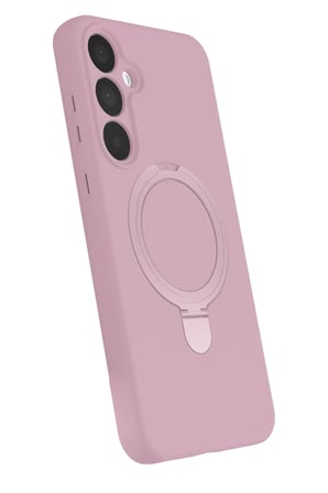 Newface Samsung Galaxy A35 5G Regal Magsafe Standlı Kapak - Açık Pembe