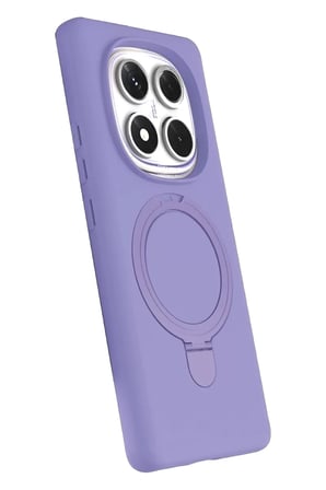 Newface Xiaomi Redmi Note 14 Pro 4G Regal Magsafe Standlı Kapak - Lila
