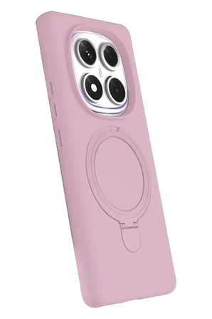 Newface Xiaomi Redmi Note 14 Pro 4G Regal Magsafe Standlı Kapak - Açık Pembe